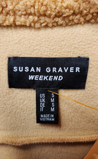 Susan Graver Women's Size S Tan Jacket