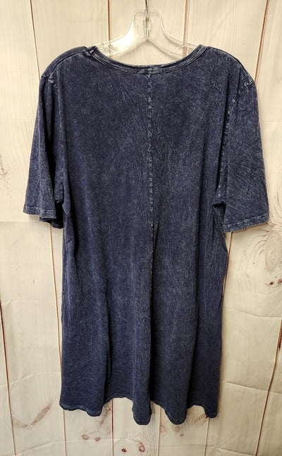Jess & Jane Women's Size 1X Navy Dress