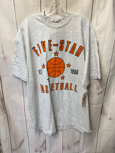 NWT Five- Star Basketball Men's Size XXL Gray Shirt