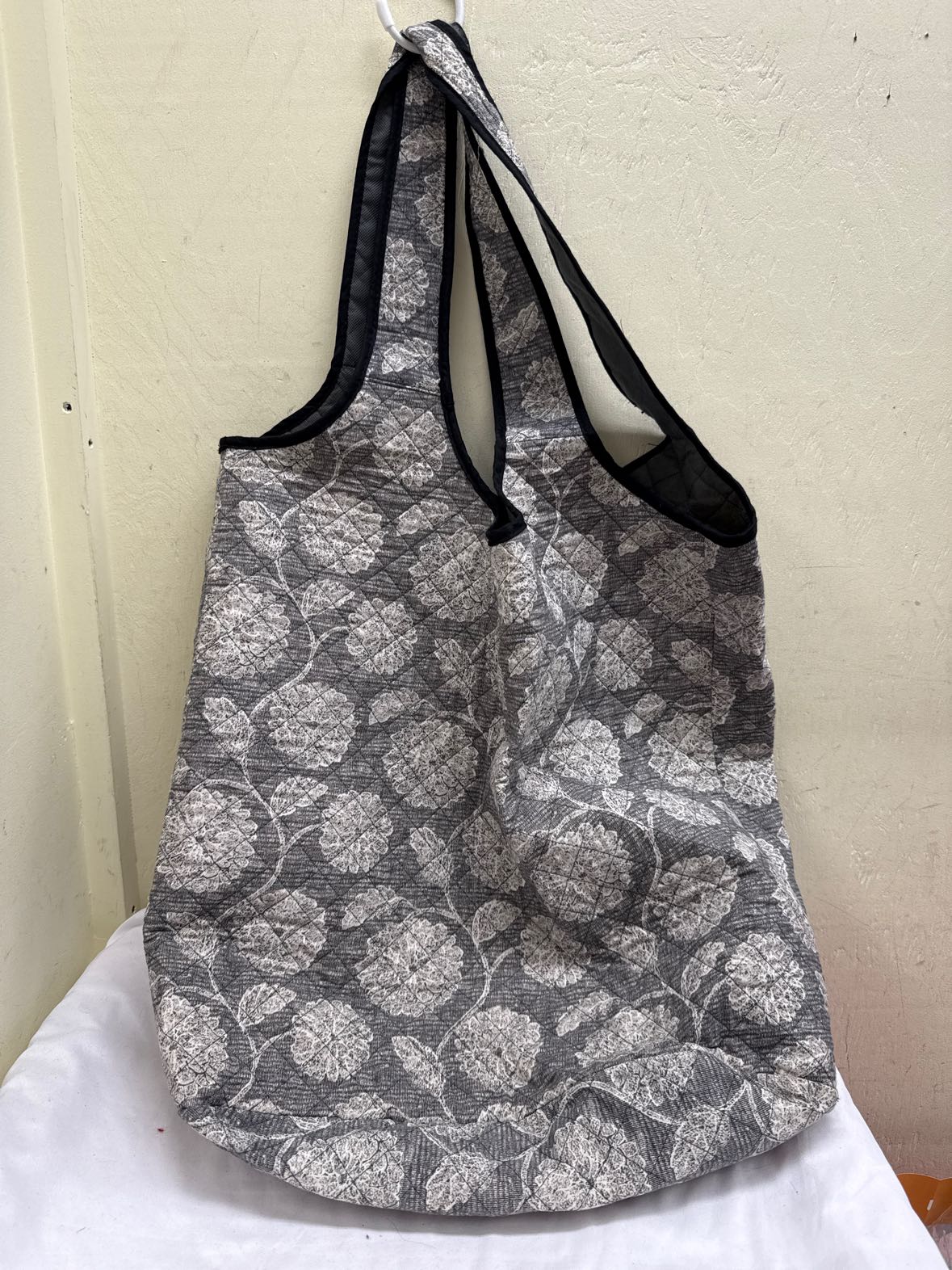 Gray Tote Bag