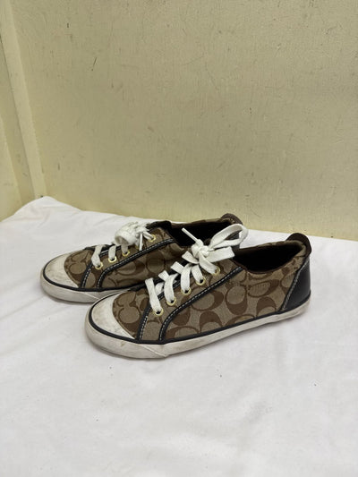 Coach Women's Size 6 Brown Sneakers Shoes