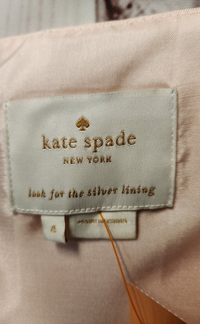 Kate Spade Women's Size 4 Peach Dress