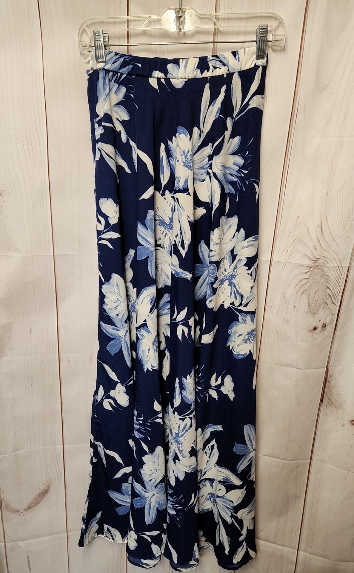 Lulus Women's Size S Blue Floral Skirt