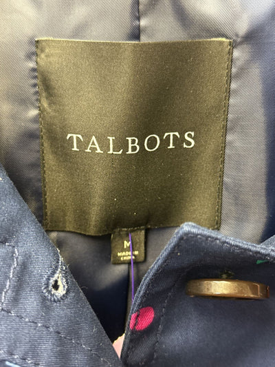 Talbots Women's Size M Navy Coat