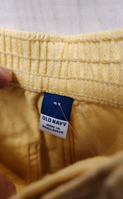 Old Navy Girl's Size 4 Yellow Shorts