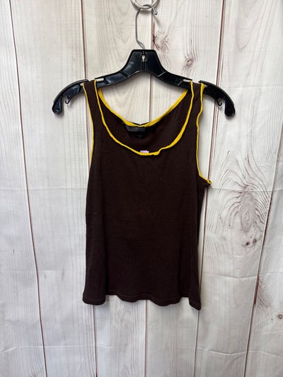 Body By Victoria Women's Size S Brown Sleeveless Top