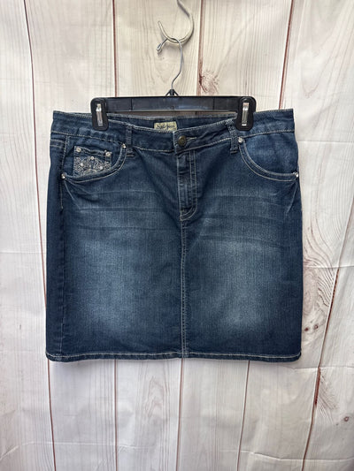 Earl Jeans Women's Size 14 Blue Skirt