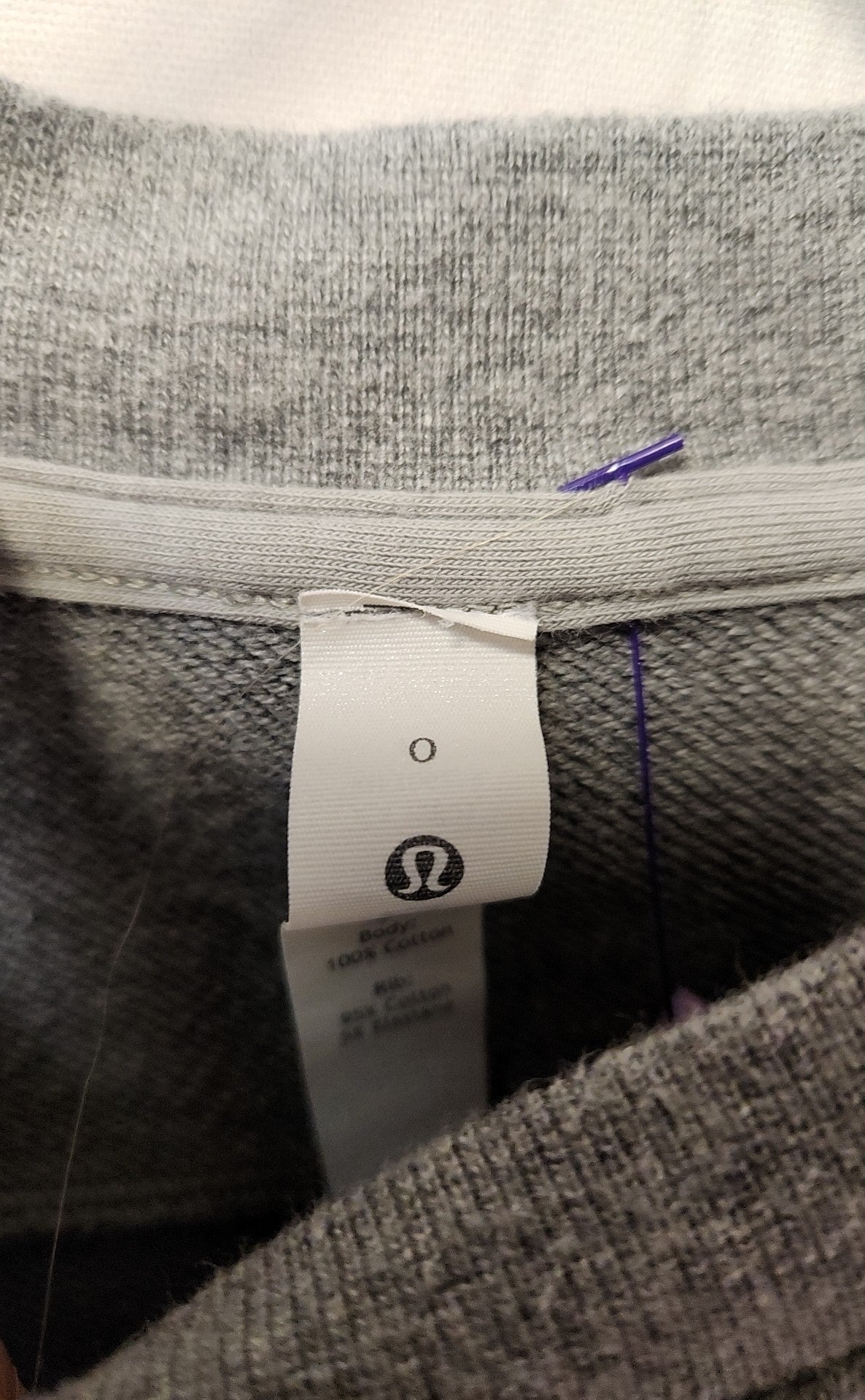Lululemon Women's Size 0 Gray Sweatshirt