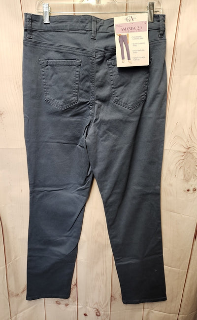 NWT Gloria Vanderbilt Women's Size 12 Blue Pants Amanda 2.0 Slim Leg