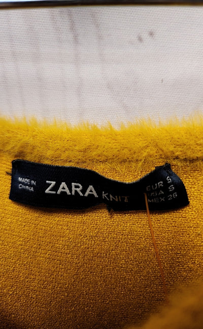 Zara Knit Women's Size S Yellow Skirt