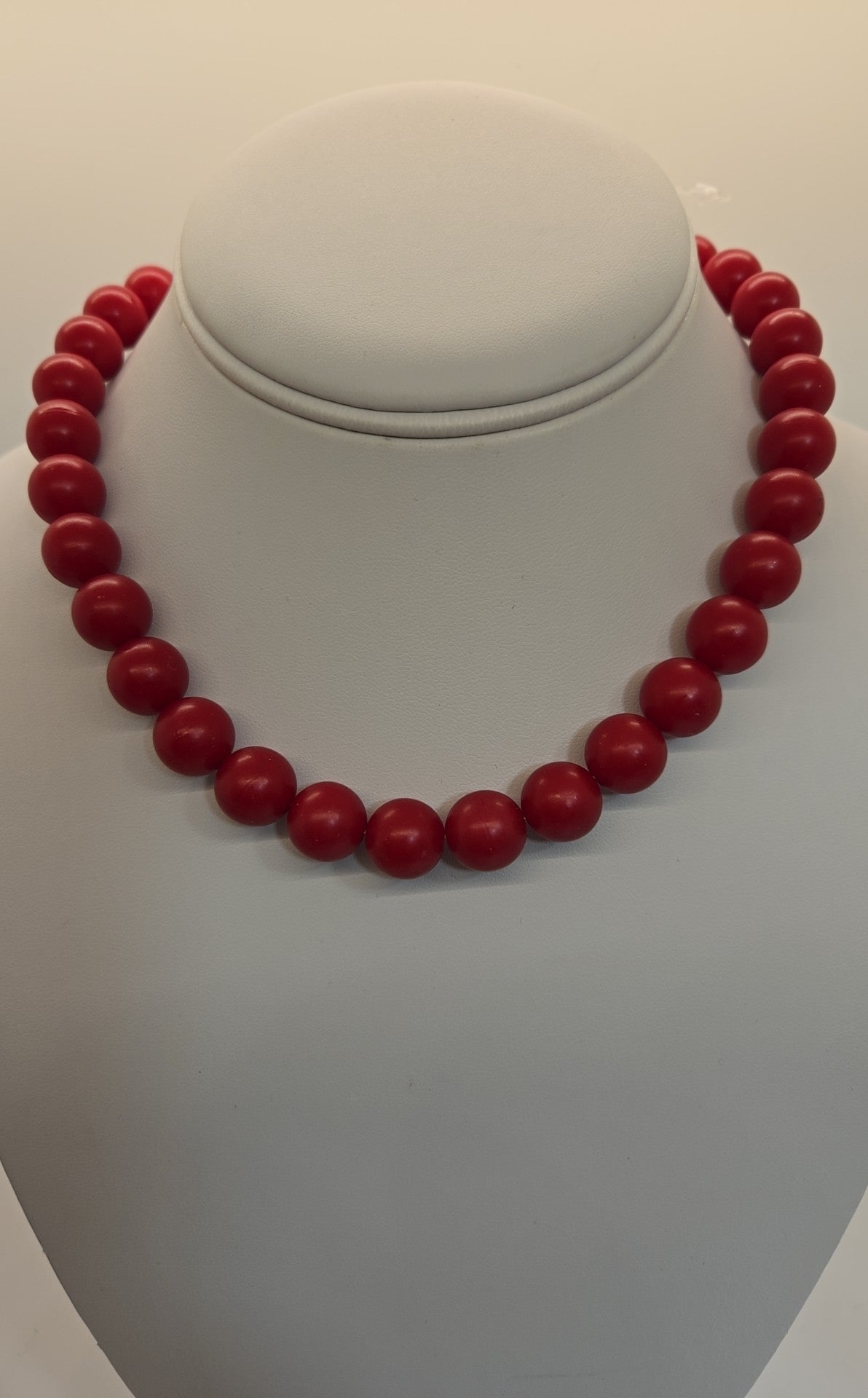 Red Beaded Necklace