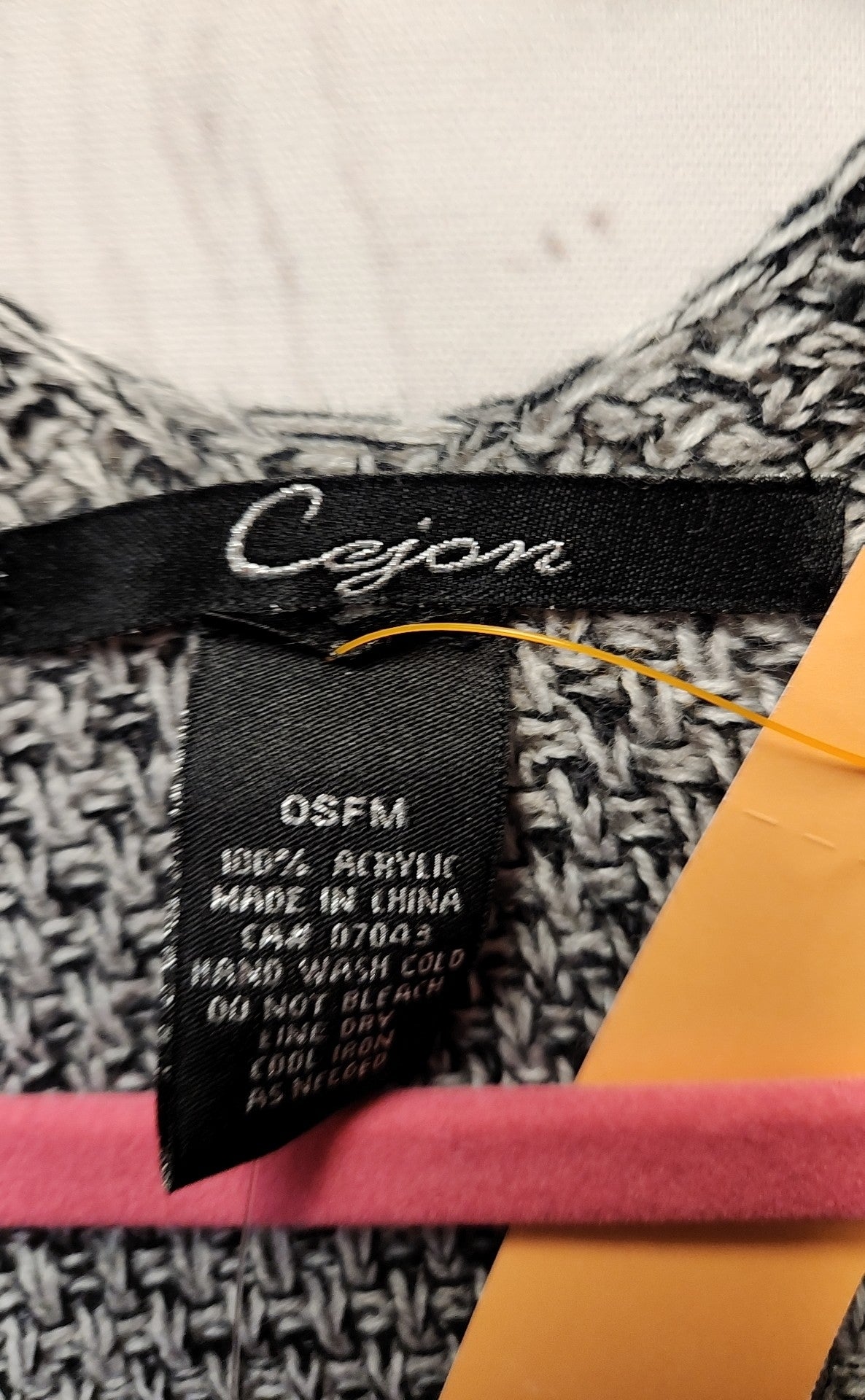 Cejon Women's Size One Size Gray Cardigan