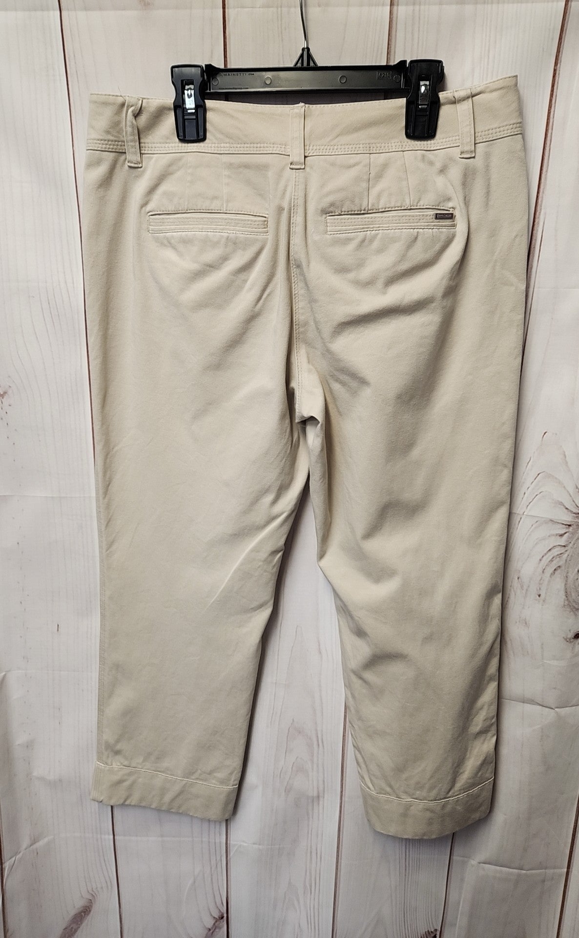 White House Black Market Women's Size 8 Beige Pants Slim Crop