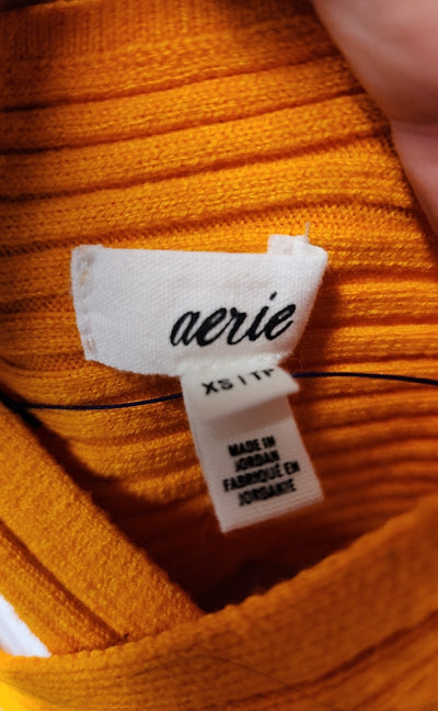 Aerie Women's Size XS Orange Sleeveless Top