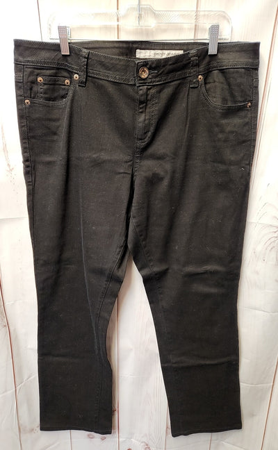 DKNY Women's Size 33 (15-16) Black Jeans