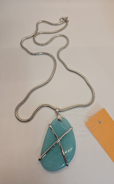 Blue Stone Necklace