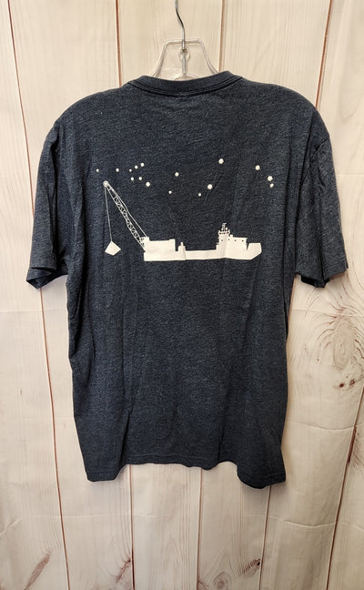 Next Level Men's Size L Navy Shirt