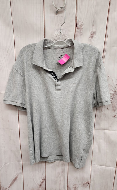 Armani Exchange Men's Size XL Gray Shirt