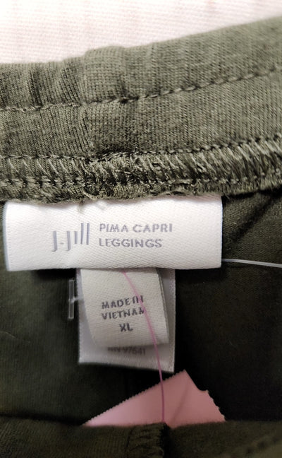 J Jill Women's Size XL Olive Green Capris