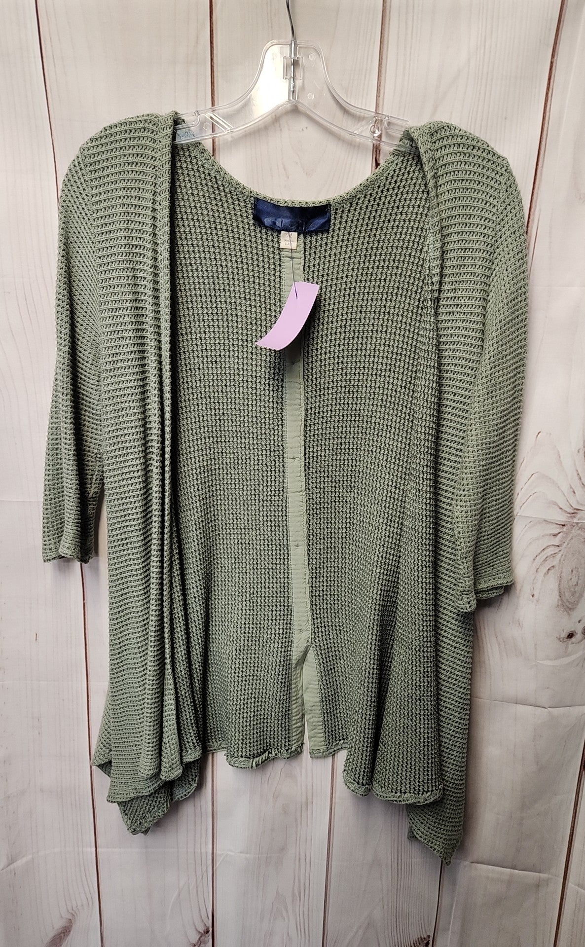 Blue Rain Women's Size M Olive Green Cardigan