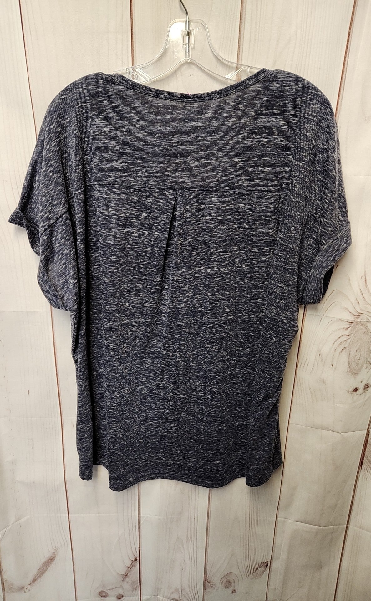 Style & Co Women's Size 3X Blue Short Sleeve Top