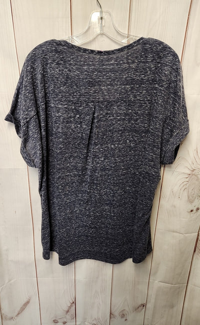 Style & Co Women's Size 3X Blue Short Sleeve Top