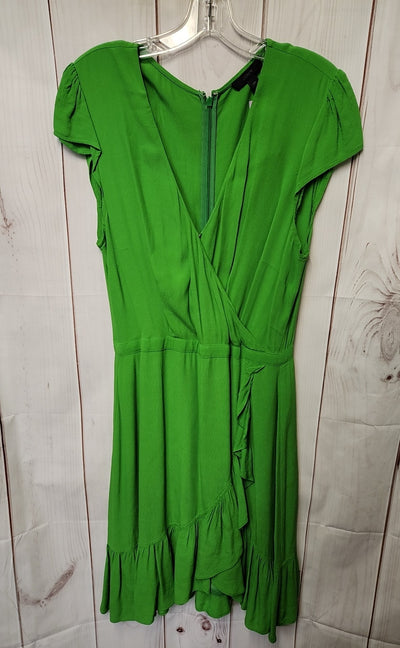 J Crew Women's Size 10 Tall Green Dress