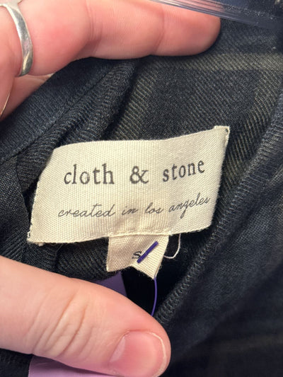 Cloth & Stone Women's Size S Gray Short Sleeve Top