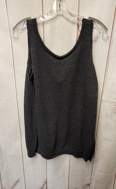 Project Social T Women's Size M Gray Cold Shoulder Top