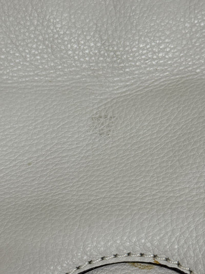 Michael Kors White Leather Purse Bag AS IS - Stains / Wear