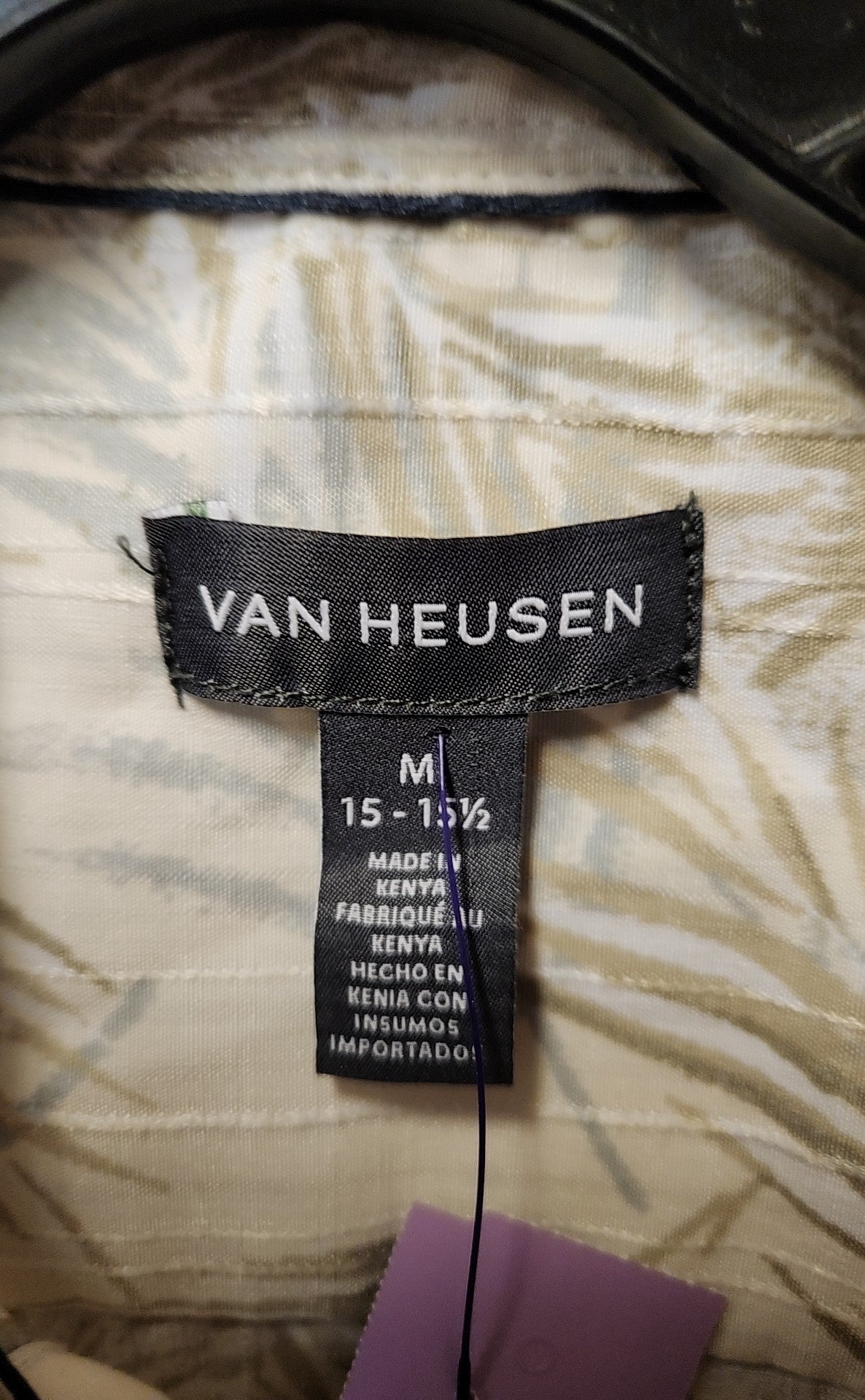 Van Heusen Men's Size M Tan Shirt