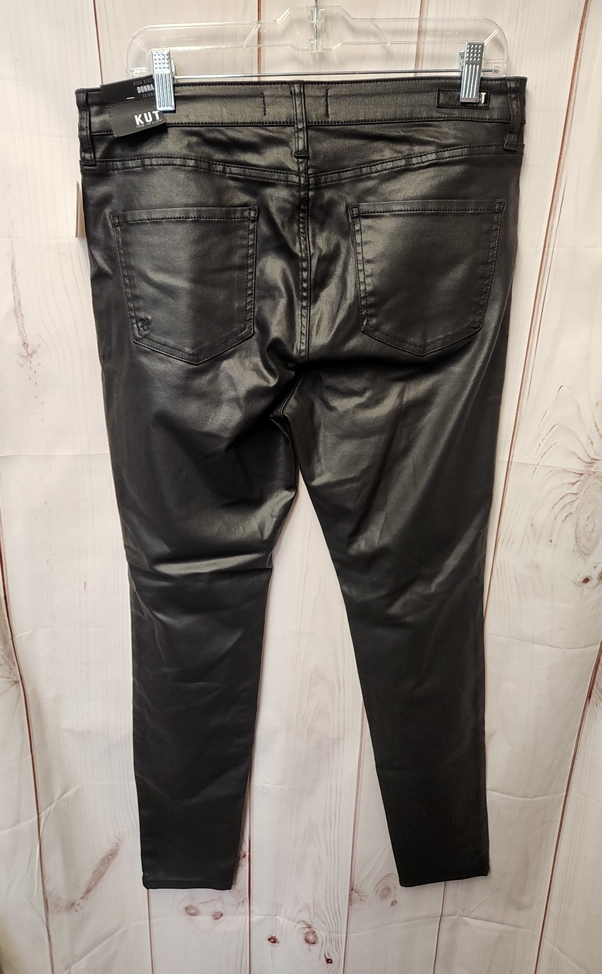 NWT Kut from the Kloth Women's Size 12 Black Pants Donna High Rise Skinny