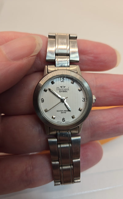 Montreal Steel Silver Watch