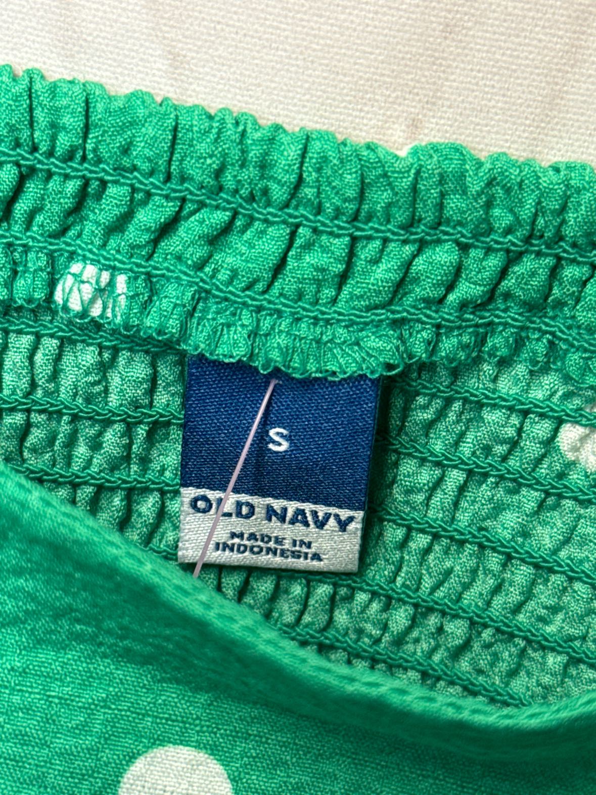 Old Navy Women's Size S Green Short Sleeve Top