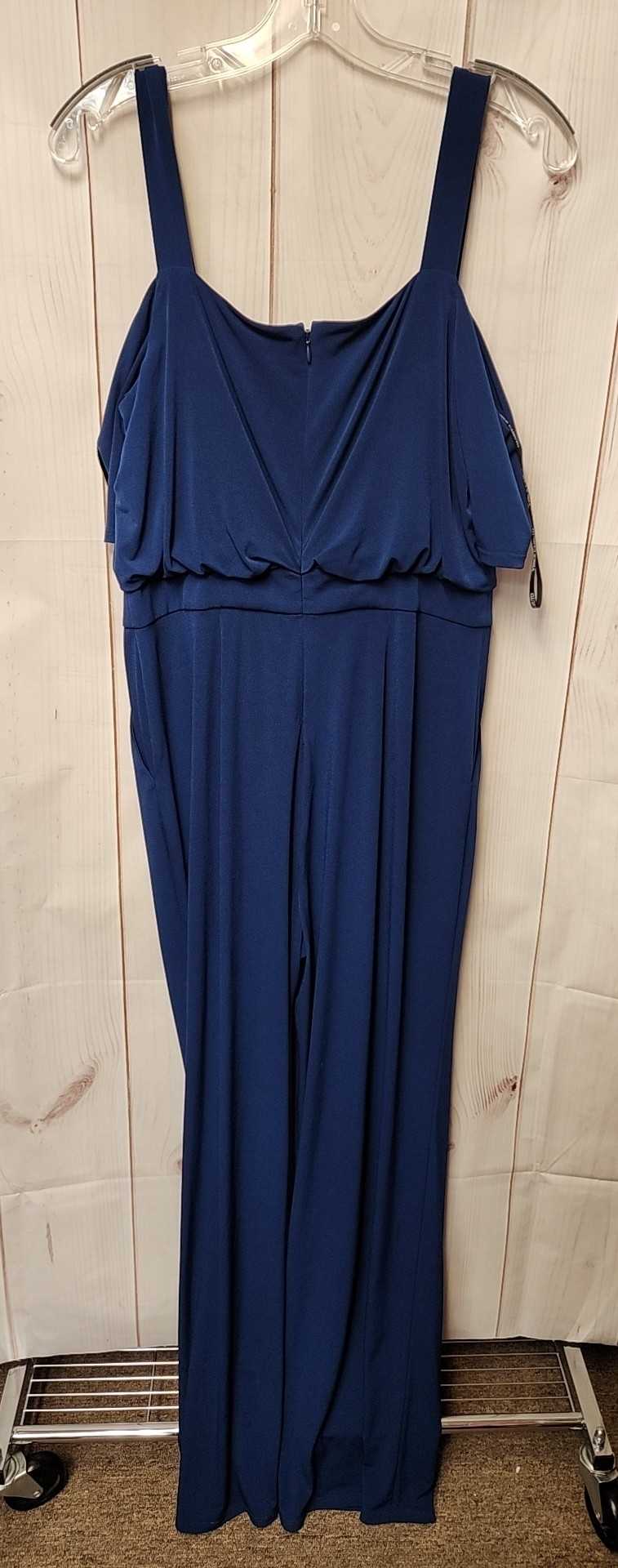 Vince Camuto Women's Size 8 Blue Jumpsuit