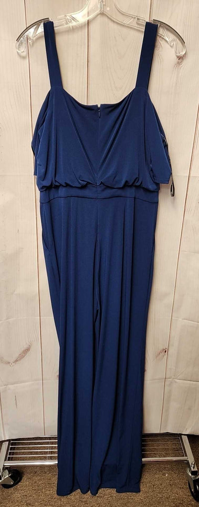 Vince Camuto Women's Size 8 Blue Jumpsuit