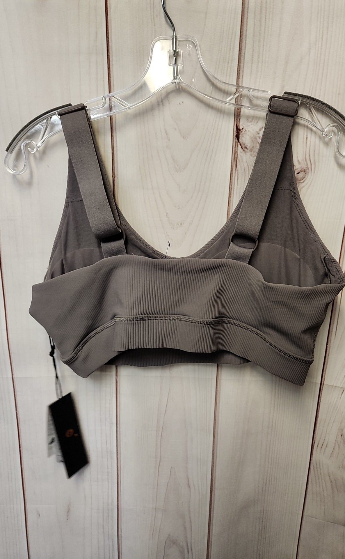 NWT Mono B Women's Size 1X Gray Sports Bra