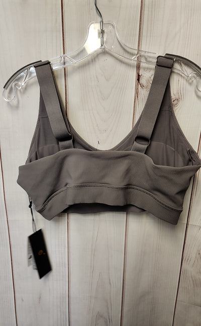 NWT Mono B Women's Size 1X Gray Sports Bra