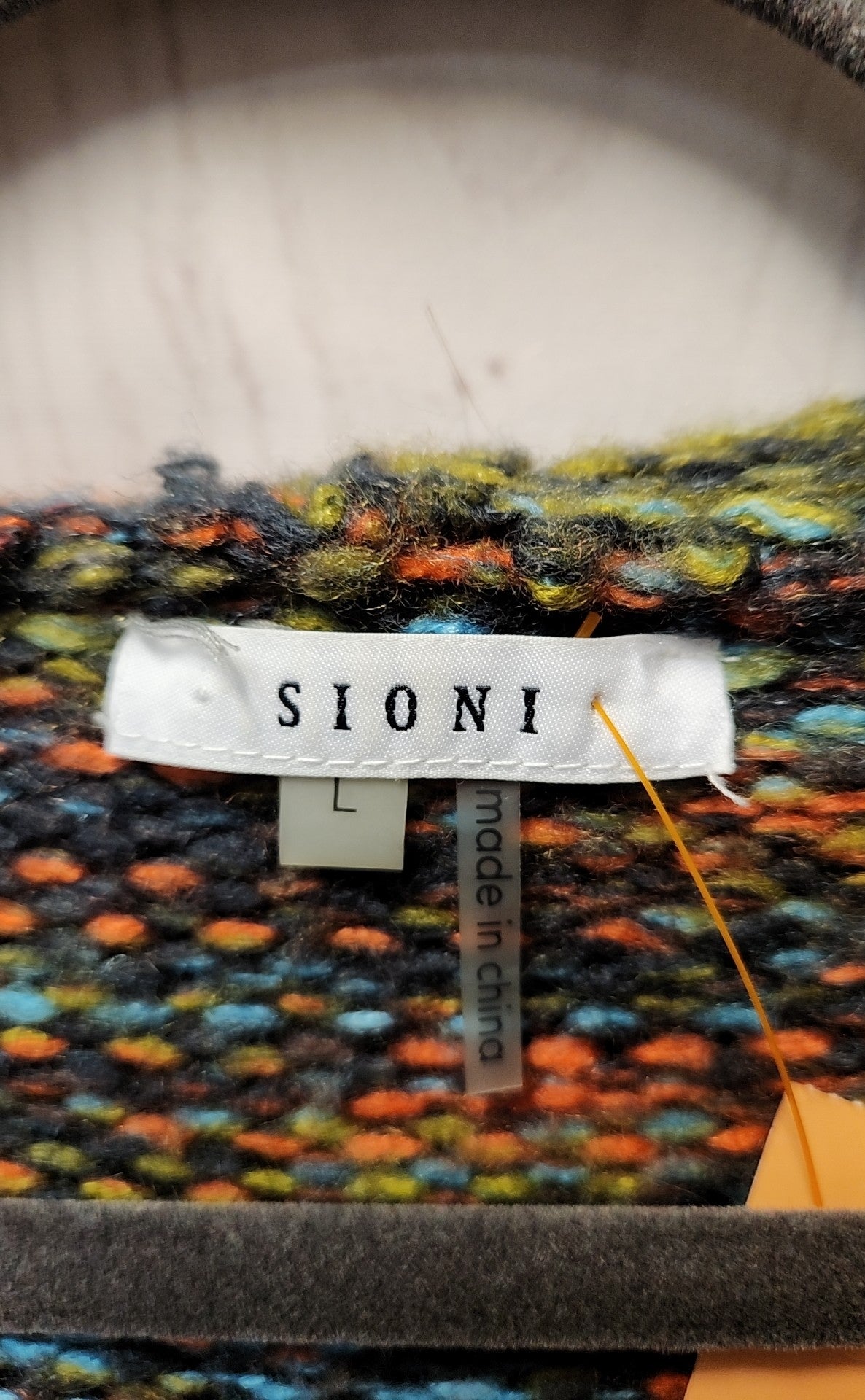 Sioni Women's Size L Green Cardigan