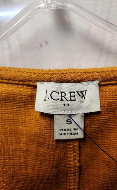 J Crew Women's Size S Brown Short Sleeve Top