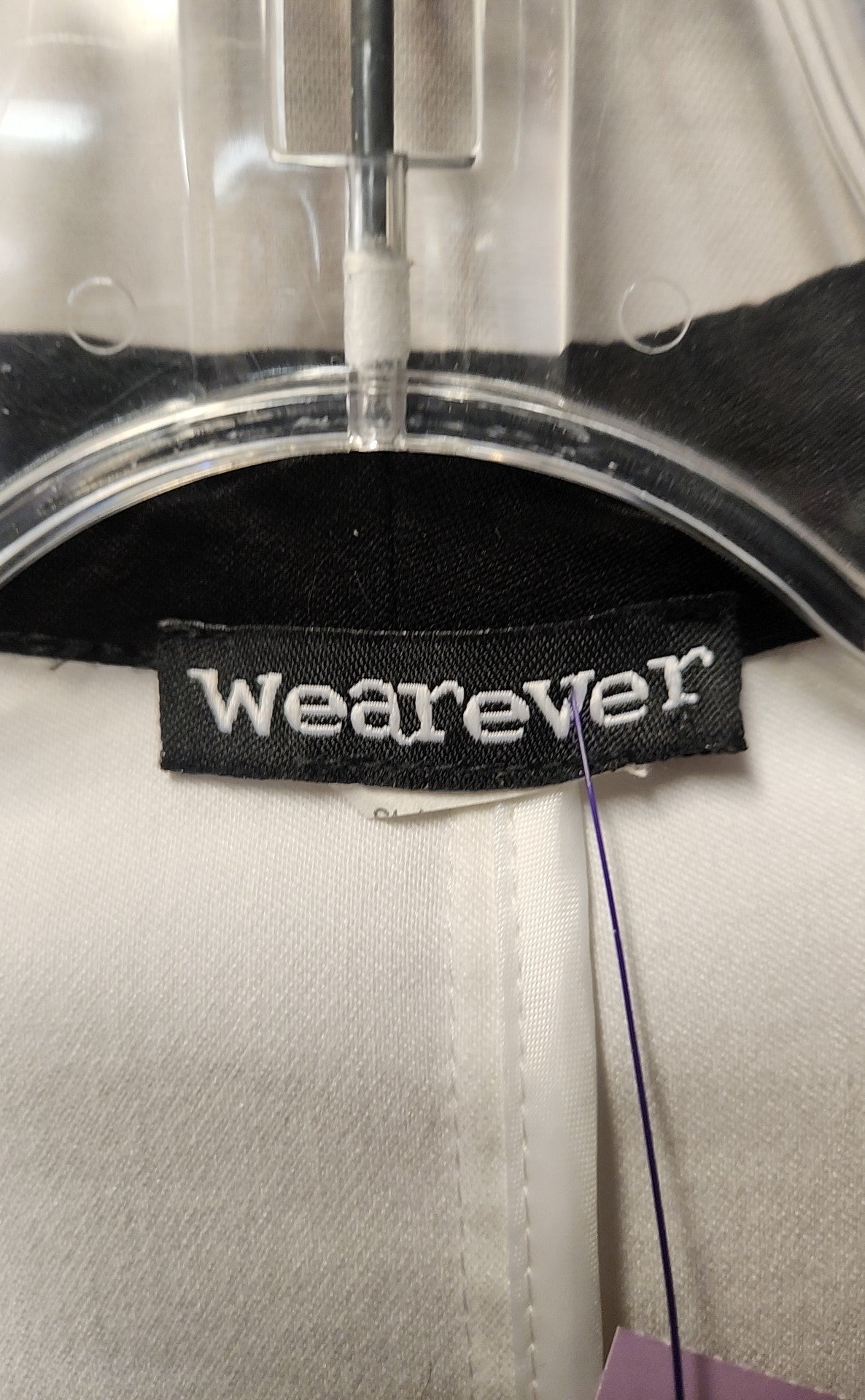 Wearever Women's Size XL White Cardigan