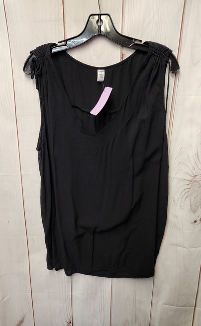 Old Navy Women's Size XXL Black Sleeveless Top