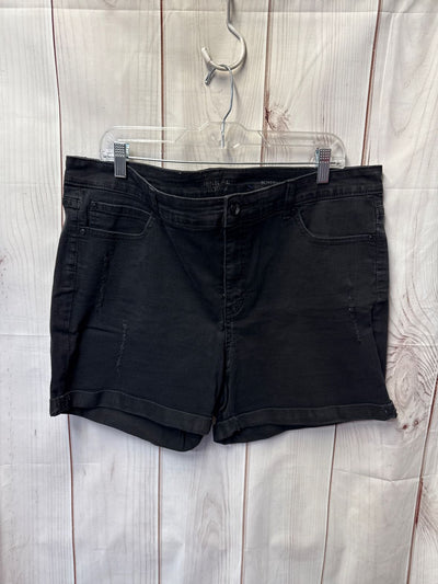 Jennifer Lopez Women's Size 16 Black Shorts Bopyfriend Short