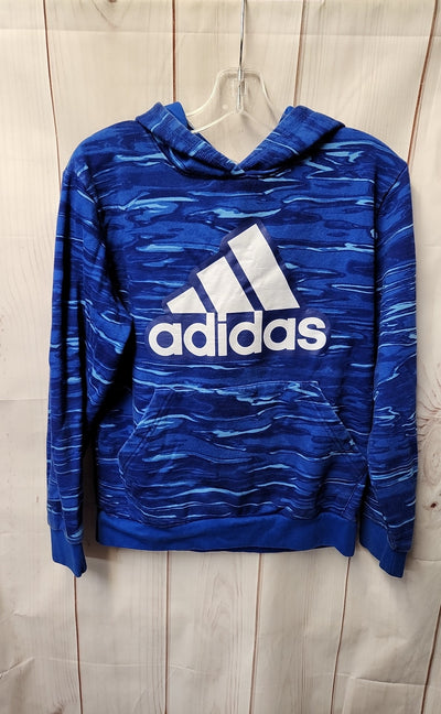 Adidas Boy's Size 14/16 Blue Sweatshirt