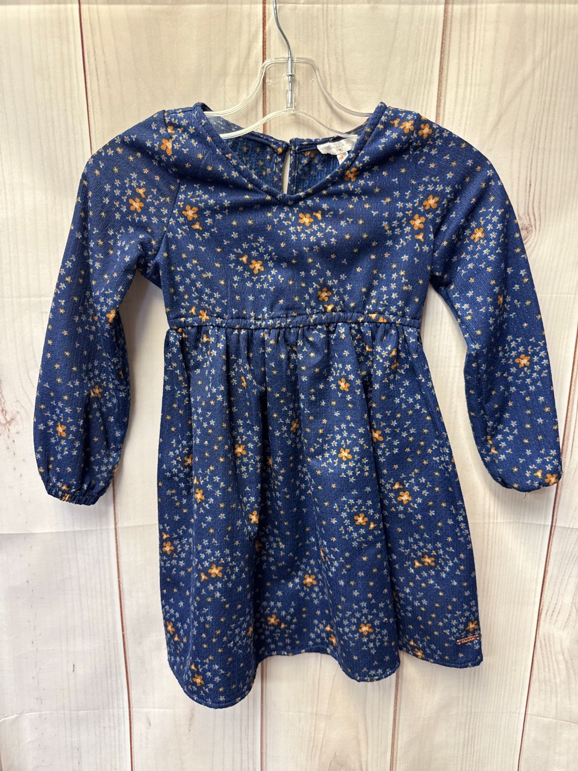 Tahari Girl's Size 4 Blue Dress