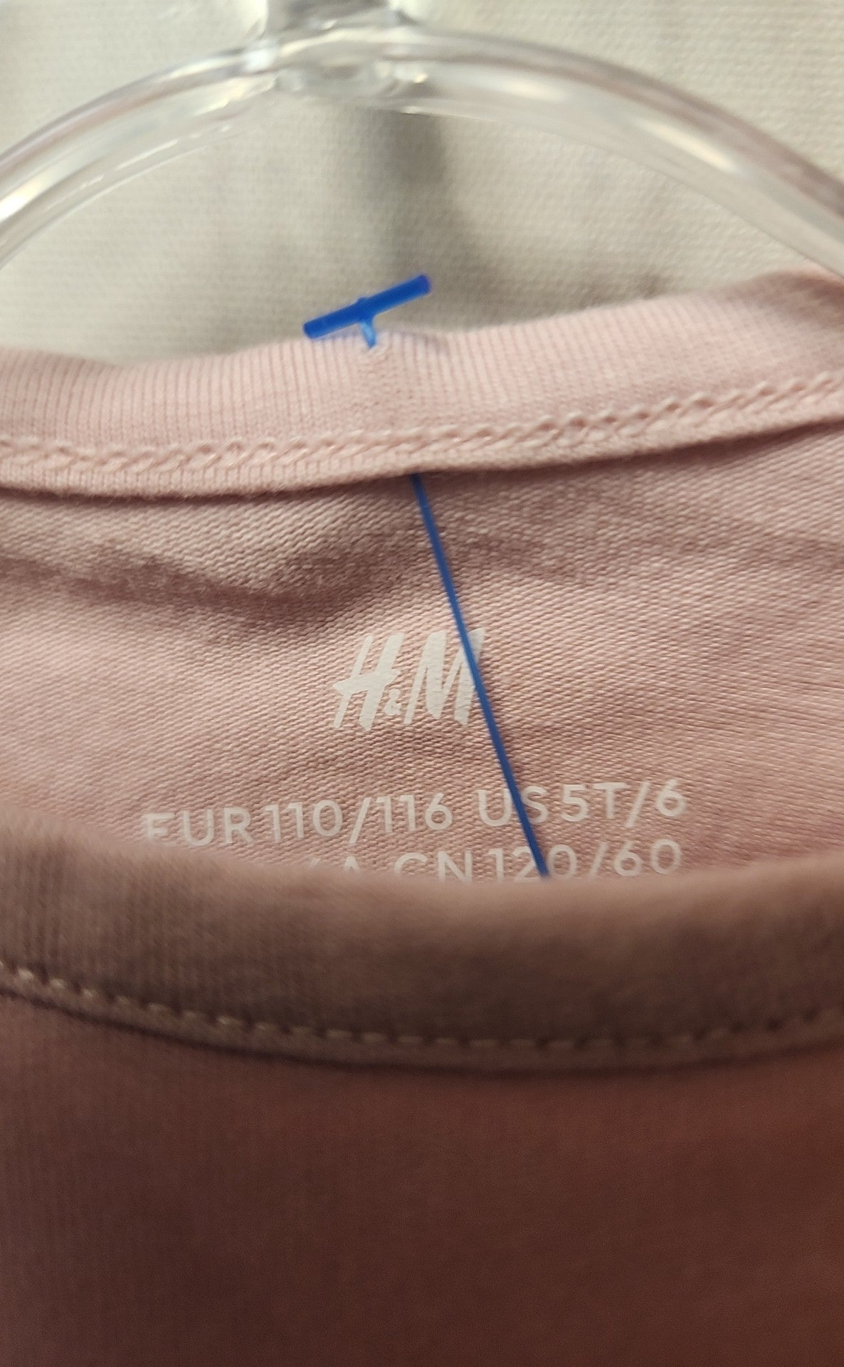 H&M Girl's Size 5/6 Pink Shirt