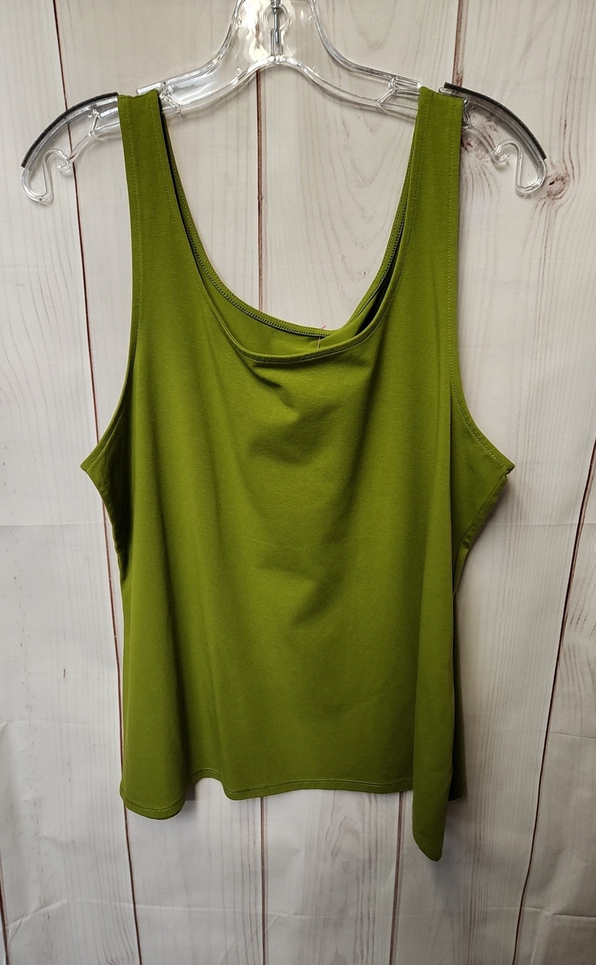 J Jill Women's Size XL Green Sleeveless Top