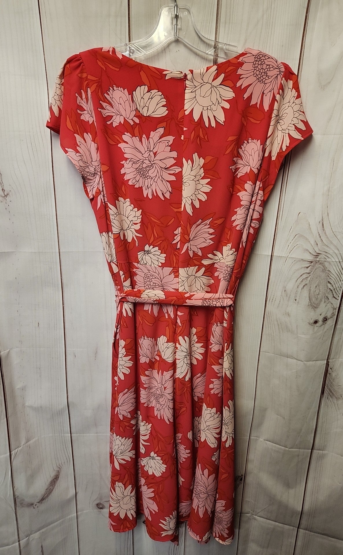 Talbots Women's Size 14 Petite Pink Floral Dress