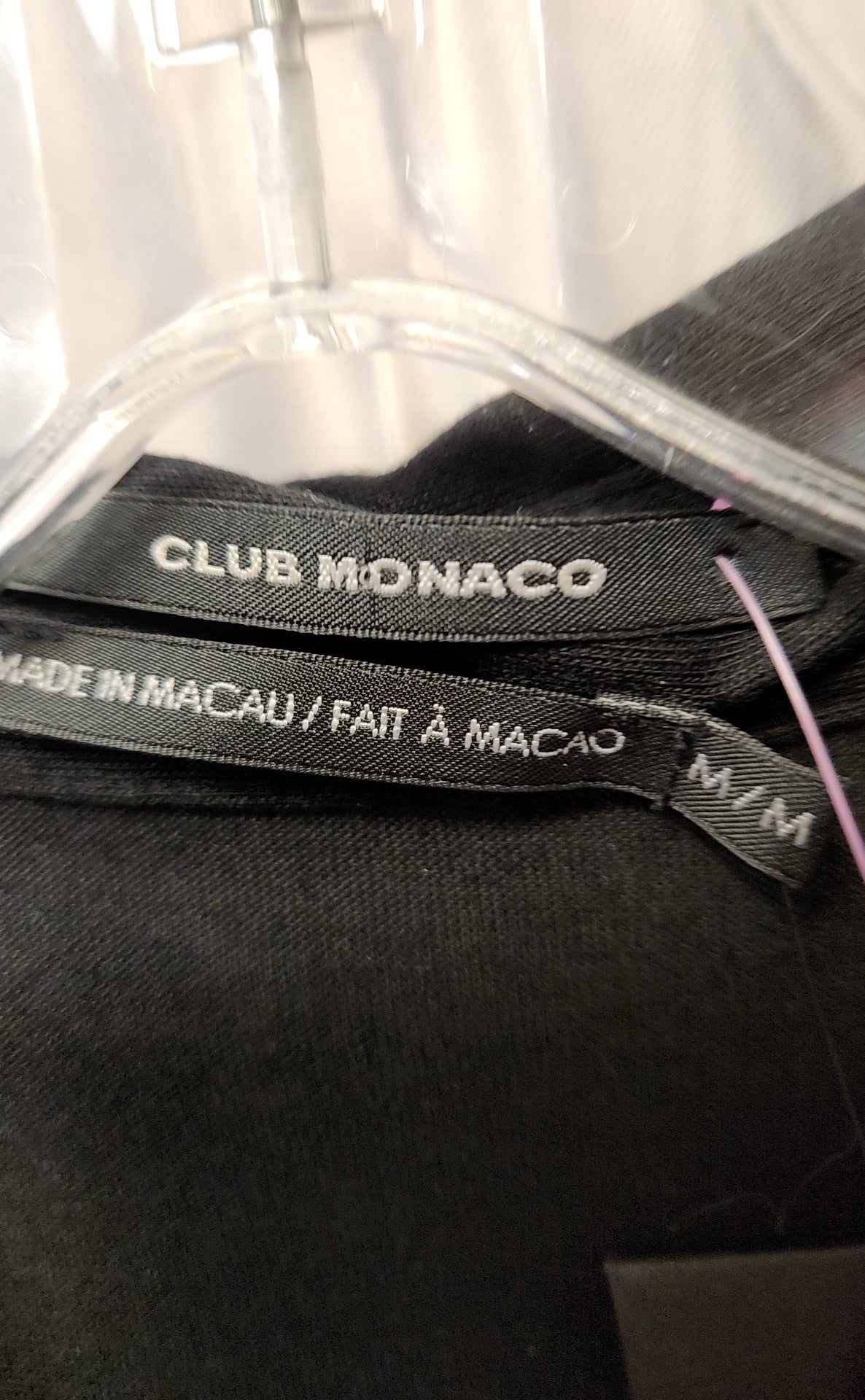 NWT Club Monaco Women's Size M Black Dress