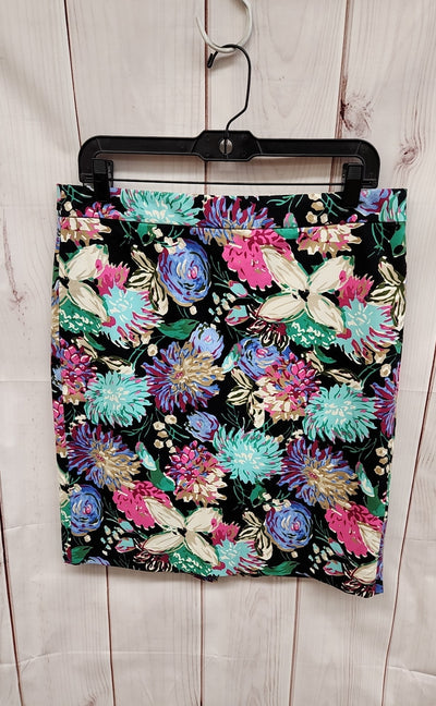 J Crew Women's Size 8 Multi-Color Floral Skirt